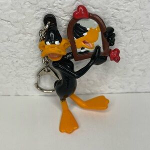 Vintage Warner Bros 1996 Daffy Duck Key Chain